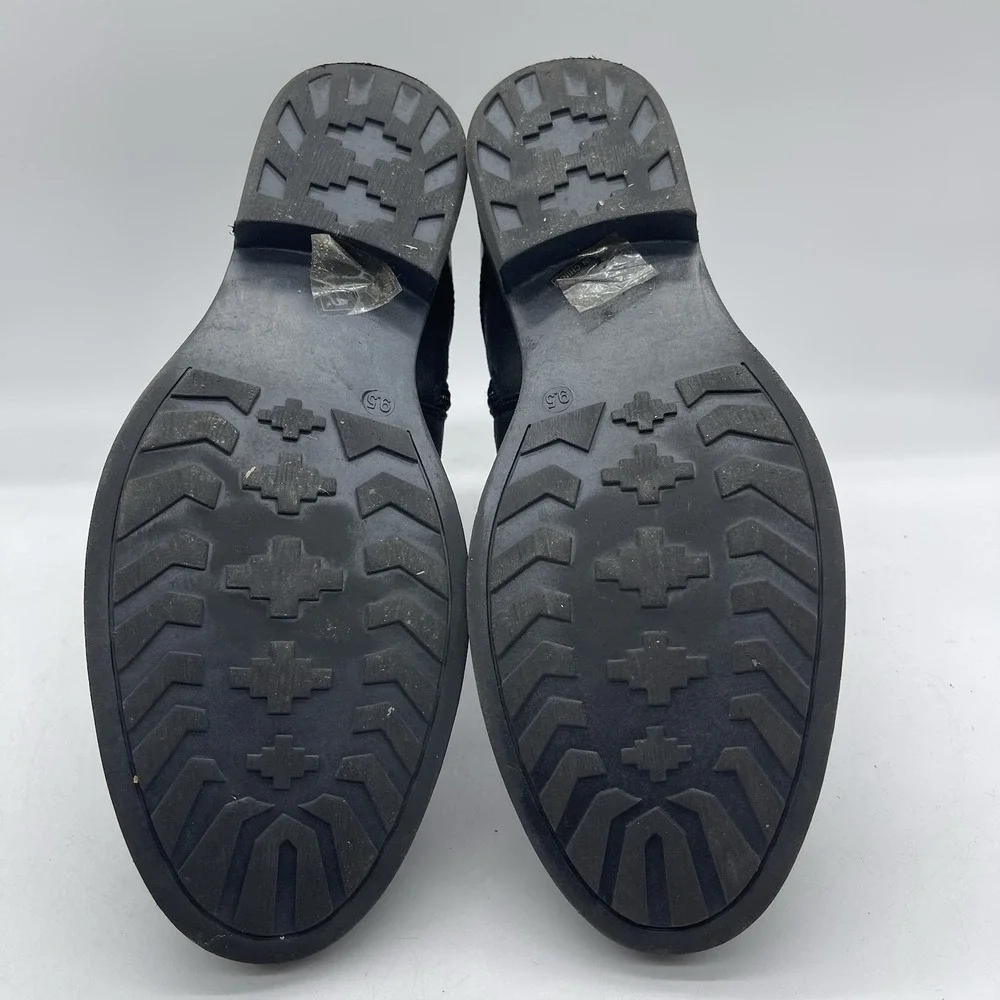 ARider Antonio-01 Men's Size 9.5 Moto Leather Boots Black Casual Shoes